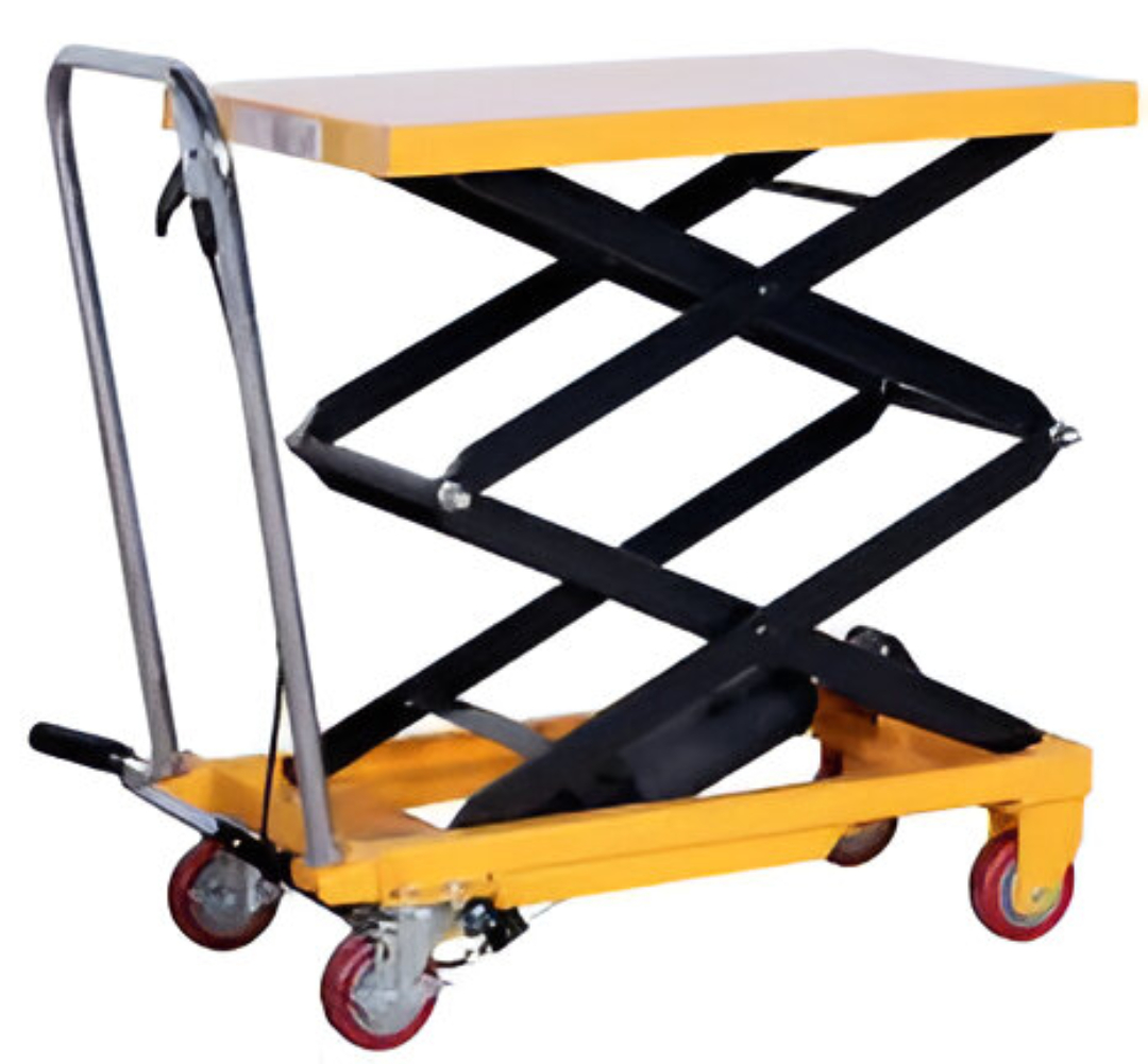 Manual scissor lift table