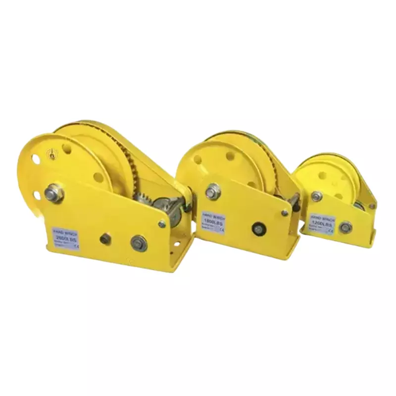 Auto type manual winch