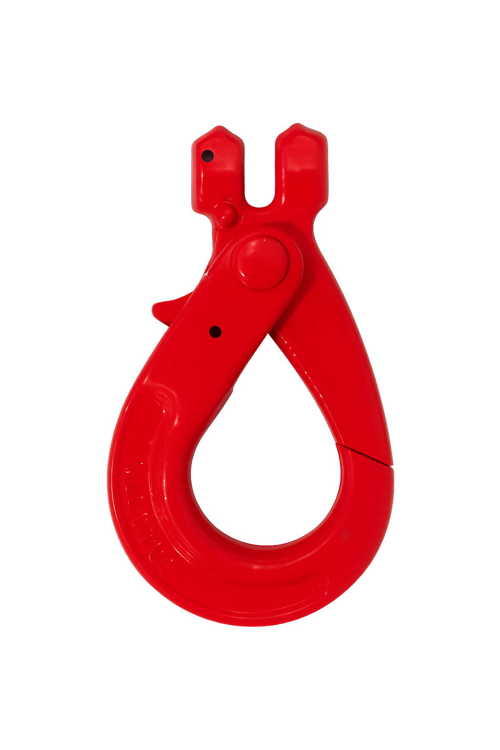 Self locking clevis hook