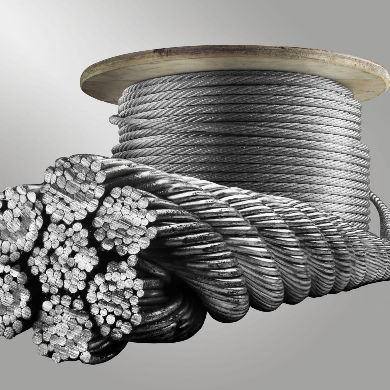 Wire rope ungalvanised