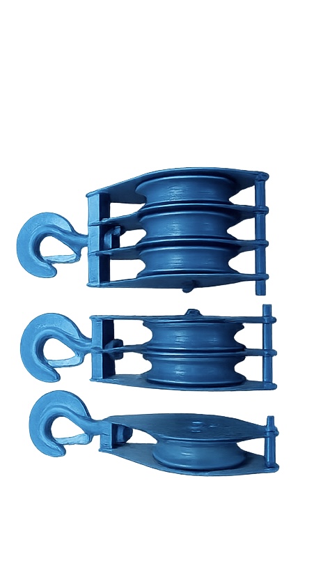 Indian manila rope pulley