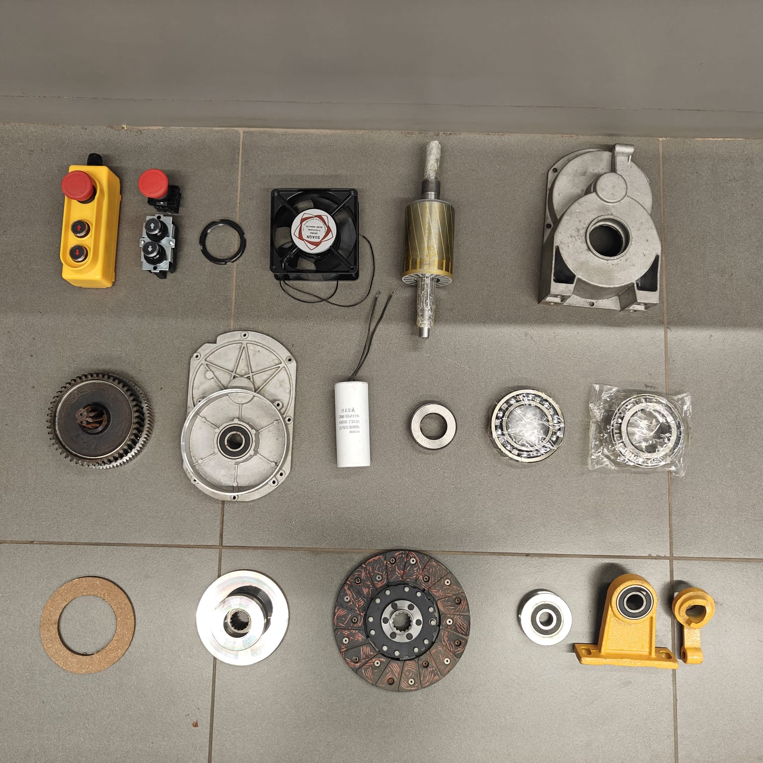 Spare parts of Tuflift Winch with clutch